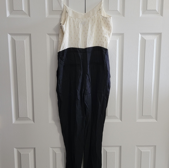 Loft Sleeveless Gold Shimmer Romper, Size 2 - Picture 5 of 11